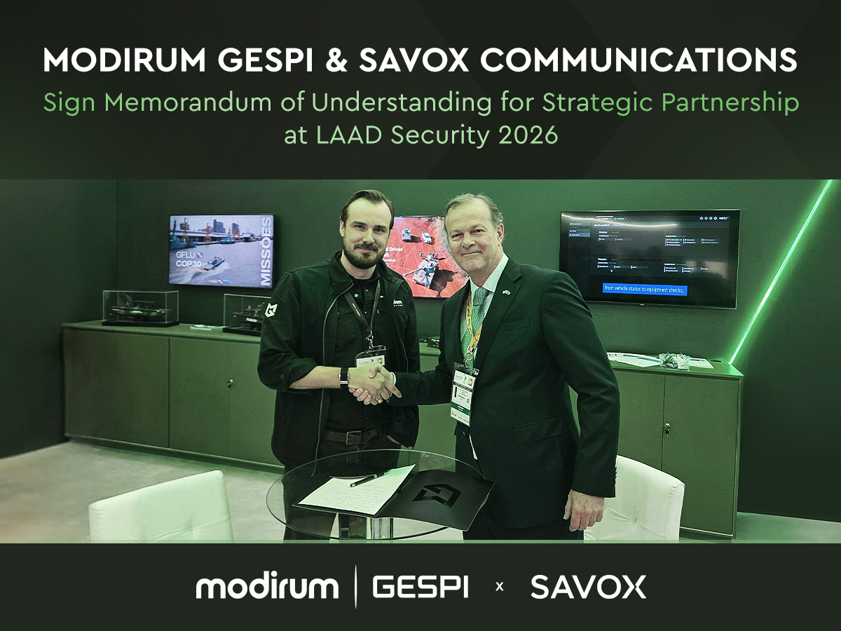 Modirum Gespi and Savox Communications Sign Memorandum of Understanding for Strategic Partnership