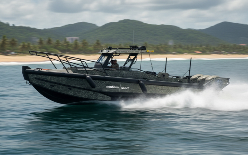 Military Armoured Boat Aruanã 29 FT - TT