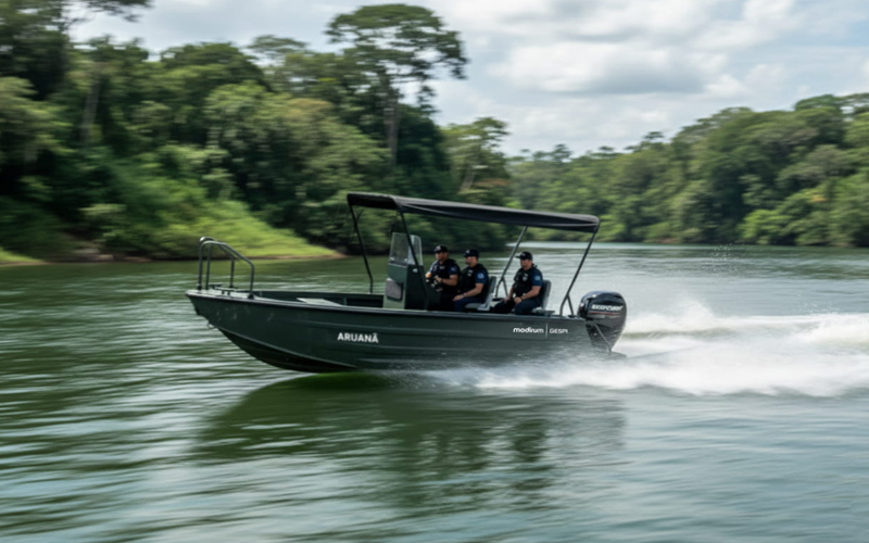 Military Armoured Boat Aruanã 23 FT