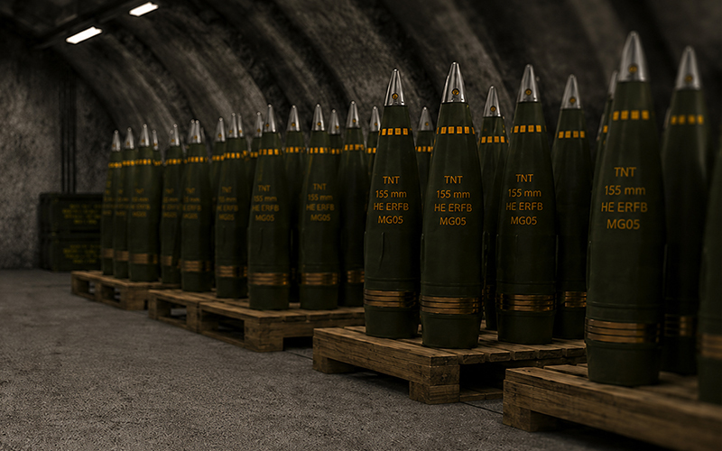 155 mm Extended Range (ERFB) Ammunition