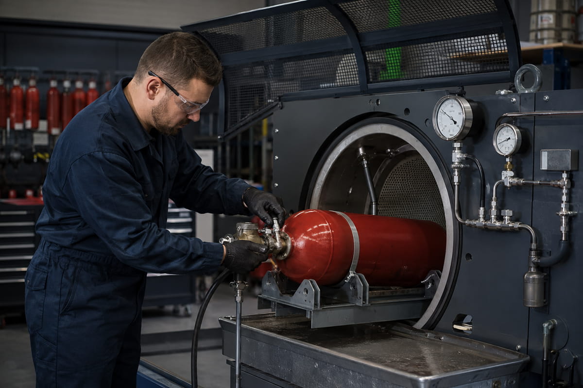 Hidrostática – Gás Halon